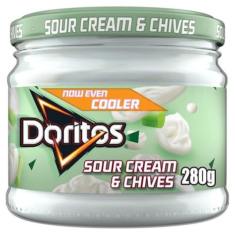 Amazon.com: Doritos Sour Cream Chive Dip 300g : Grocery & Gourmet Food Sour Cream Chive Dip, Chive Dip, Sandwich Fillers, Tortilla Chip, Garlic Puree, Double Cream, Whey Powder, Chips Brands, Milk Cream