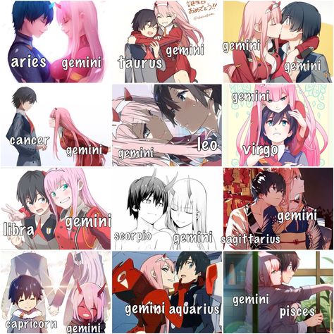 Zodiac Signs Couples, Zodiac Signs Elements, Zodiac Couples, Zodiac Things, Gemini Girl, Zodiac Signs Relationships, Zodiac Characters, Anime Zodiac, Different Zodiac Signs