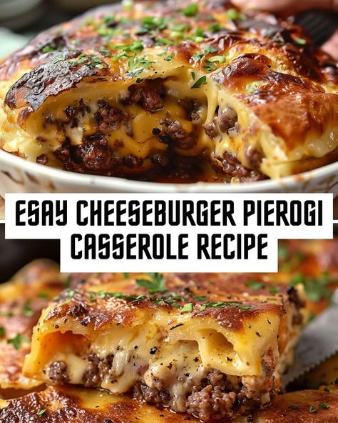 Perogies And Ground Beef, Ground Beef And Perogies, Ground Beef Recipes With Perogies, Pierogies And Ground Beef, Perogie And Ground Beef Casserole, Ground Beef And Pierogies, Ground Beef And Pierogies Recipes, Pierogi And Ground Beef, Perogie Casserole