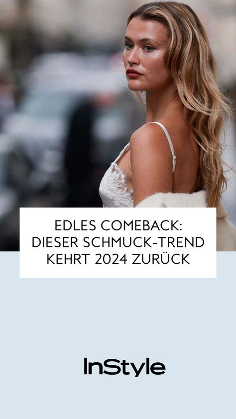 In Sachen Schmuck-Trends erlebt ein Accessoire 2024 ein großes Comeback. Es veredelt jeden Look und verpasst Stylings das gewisse EtwasFashion, Mode, Outfit, Styling Outfit Styling, Fitness Motivation, Fit Motivation