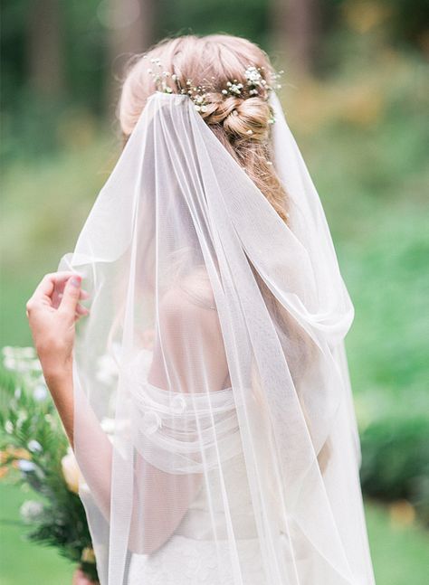 Enchanting Forest Wedding in Portland, Oregon - Inspired by This Wedding Forest, Enchanting Forest, Engagement Hairstyles, Enchanted Forest Wedding, Enchanted Wedding, Floral Crowns, Wedding Hairstyles With Veil, Veil Hairstyles, Fairy Wedding