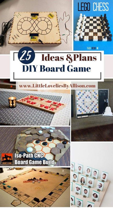 25 DIY Board Game Ideas: Kill Boredom With Homemade Board Games Diy Lego Board Game, Fun Games Printable, Diy Trivia Game Board, Cricut Board Game Projects, Creating Your Own Board Game, Diy Boardgames Homemade, Diy Tabletop Games, Design A Board Game Project, Board Game Pieces Diy Craft Ideas