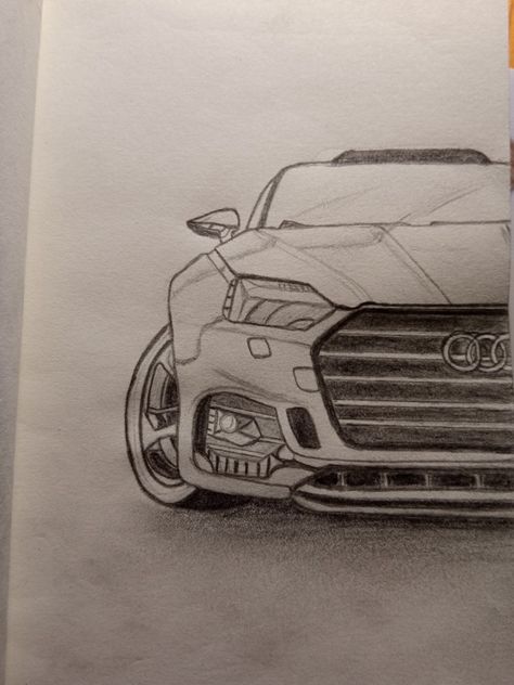 Car Drawing Sketches, Bmw Sketch, Car Drawing Pencil, Motorcycle Drawing, Cool Car Drawings, Animation Art Sketches, Meaningful Drawings, Creative Drawing Prompts, Dark Art Drawings