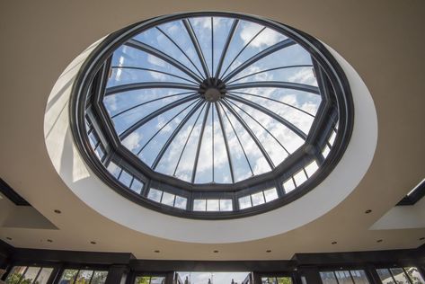 Let There Be Light! 💡 The distinctive features of our orangery showroom, with its domed roof lantern a particular highlight, at the @TheChelseaGardener – available to view 7 days a week but we recommend booking an appointment for a more personal visit 👍 #davidsalisbury #thechelseagardener #chelsea #london #Orangery #gardenroom #design #showroom #homeimprovement #homeextension #home #garden #gardening #gardencentre #rooflight #naturallight #rooflantern Dome Skylight, Roof Dome, Kitchen Ceiling Design, L Kitchen, Skylight Design, Ceiling Domes, Ceiling Design Ideas, Timber Roof, Neoclassical Interior