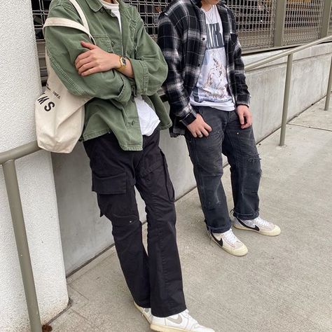 Men Street Wear Outfits, Editorial Outfits, Korean Men Fashion, Bold Outfits, Guys Fits, Guy Fits, Outfits 2000s, Top Streetwear Brands, Fun Outfits