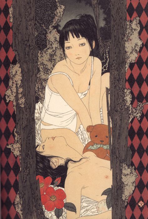 Takato Yamamoto, Bel Art, Art Mignon, Japanese Illustration, Japon Illustration, Art Japonais, Art Et Illustration, Arte Fantasy, Art And Illustration