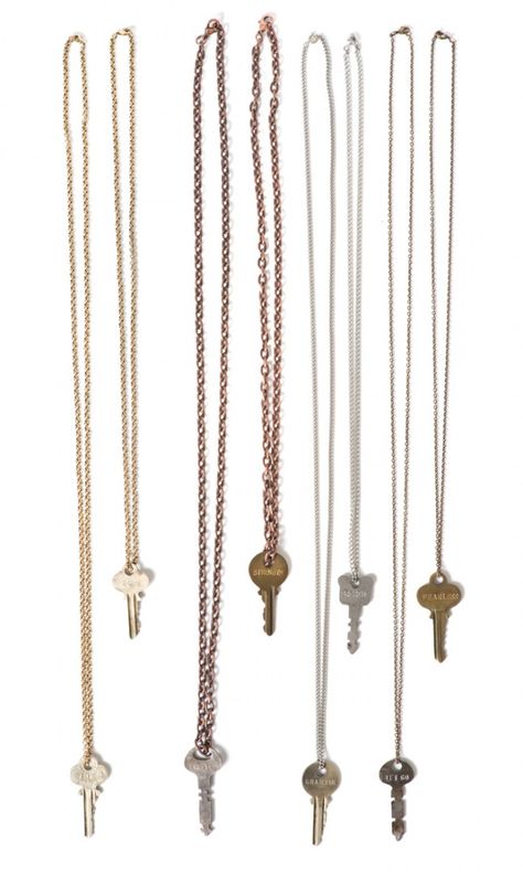 Giving Keys necklaces, featured in the FabFitFun box. They support an amazing cause and they are so cute with any outfit. Beverly Marsh Rings, Key Necklaces, Beverly Marsh, Giving Keys, Key Jewelry, Key To My Heart, Allegiant, Key Necklace, All That Glitters