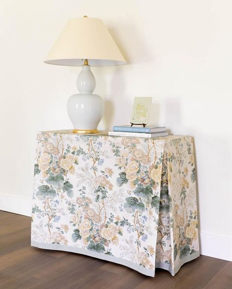 Skirted Table Entryway, Skirted Table Bedroom, Skirted Entry Table, Skirted Console Table, Skirted Side Table, Skirted Table, Table Skirts, Table Skirt, Wall Table