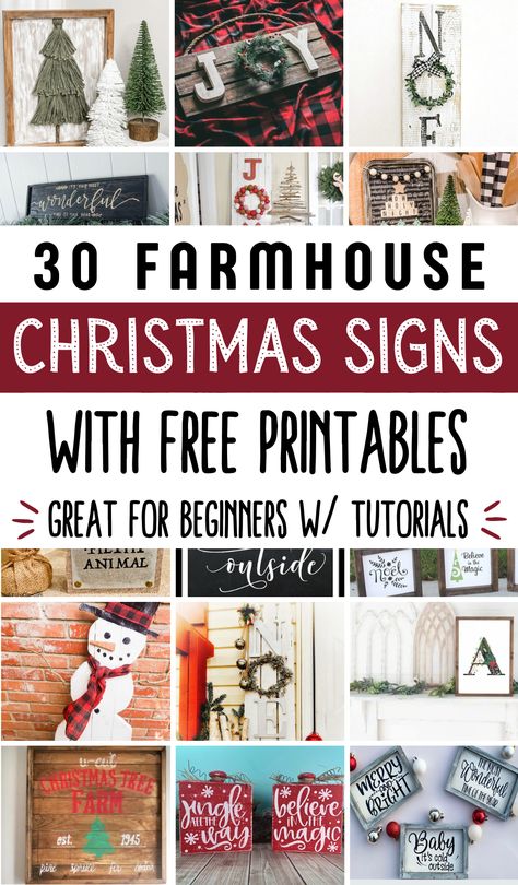 Ready or not, Christmas is coming! If you’re like me, you want to get your home ready for the holidays but don’t want to break the bank. These 30 DIY rustic Christmas signs and svgs are perfect for adding a little festive charm without spending a lot of money. Diy Wood Snowman, Rustic Christmas Signs, Free Printable Christmas Signs, Christmas Printables Free, Diy Christmas Signs, Diy Rustic Christmas, Rustic Farmhouse Christmas, Christmas Signs Diy, Homemade Signs