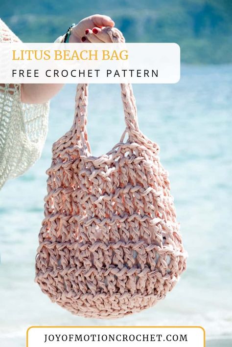 Crochet Bag Easy, Beach Bag Crochet, Beach Handbag, Beach Bag Pattern, Crochet Beach Bag, Tote Crochet, Handbag Crochet, Crochet Tote Pattern, Easy Bag