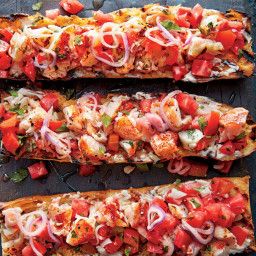 Lobster Roll Bruschetta Store Tomatoes, Parmesan Tomatoes, Baked Parmesan Tomatoes, Tomato Recipe, Cooking Light Recipes, Bruschetta Recipe, No Cook, Lobster Recipes, Summer Appetizer