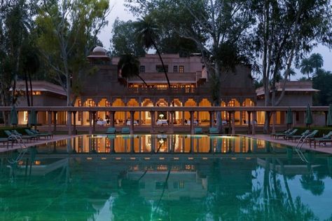 Suite of the Week – Experience royalty at the Terrace Haveli Suite at Amanbagh, Jaipur Aman Resorts, Alwar Rajasthan, Best Yoga Retreats, Yoga India, Hotel Swimming Pool, Sleep Positions, London Dreams, Garden Estate, Cheap Flight Tickets