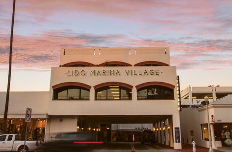 Lido Marina Village · RSM Design Rsm Design, Streetscape Design, Marina Village, Dark Grey Paint, Lido Beach, Wayfinding Design, Pacific City, Newport Beach California, Environmental Graphic Design