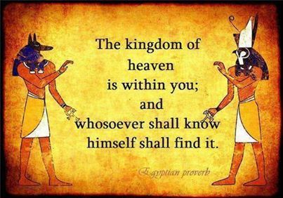 Nubian Quotes Egyptian Quote, Kemetic Spirituality, The Kingdom Of Heaven, The Oregon Trail, African Spirituality, African Proverb, Know Thyself, Power Symbol, Kingdom Of Heaven