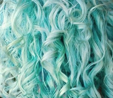 Teal Hair Aesthetic, Teal Curly Hair, Light Teal Hair, Fish Oc, Person Aesthetic, Turquoise Hair Color, Howleen Wolf, Teal Hair, Turquoise Hair