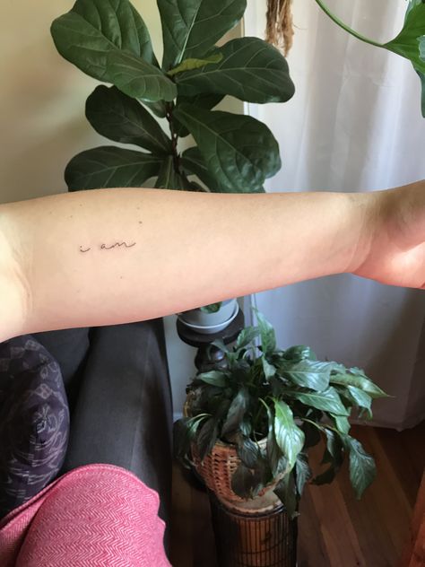 I am (yaweh) tattoo #yahweh #christian #tattoos #iam #tattooquotes Yahweh Tattoo, I Am Tattoo, Am Tattoo, Christian Tattoos For Women, Infinity Love Tattoo, Bible Tattoos, Tatoo Inspiration, Tattoo Font, Ink Artwork