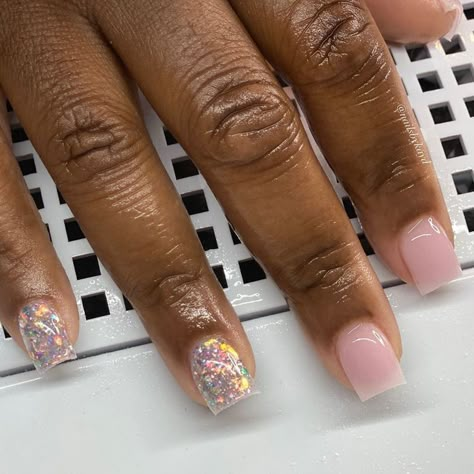 Work Nails Short, Really Short Acrylic Nails, Powder Pink Nails, Gym Nails, Shorties Nails Square, Nails Work, Short Coffin Nails Designs, Accepting New Clients, Nails Short Square