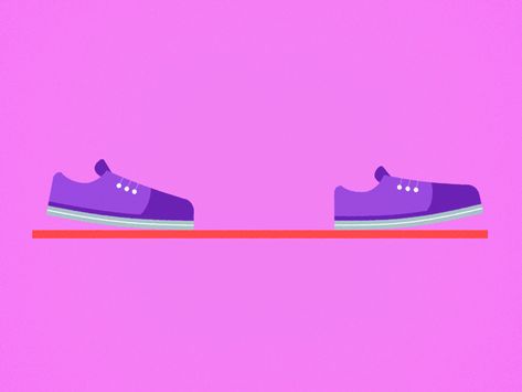 Shoe Animation, Walking Illustration, Shoes Gif, Shoe Illustration, Walking Gif, Food Photography Lighting, Walking Animation, Business Poster, Shoes Illustration