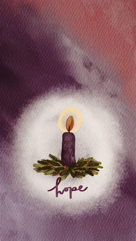 Advent Quotes Christmas, Advent Images, Advent Catholic, Advent Hope, First Advent, Advent Art, Christmas Phone Backgrounds, Advent Prayers, Hope Painting