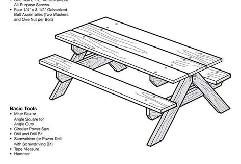 50 Free DIY Picnic Table Plans and Ideas that Will Bring Your Family Together Kids Adirondack Chair, Diy Picnic, Knitting Patterns Free Dog, Diy Picnic Table, Modern Desk Chair, Picnic Table Plans, Picnic Table Bench, Kids Picnic Table, Wooden Adirondack Chairs