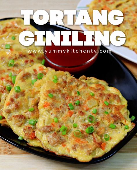 Tortang Giniling Recipe, Giniling Recipe, Tomato Paste Recipe, Quick Dishes, Small Potato, Pepper Salt, Oyster Sauce, Meal Prep Ideas, Ground Meat