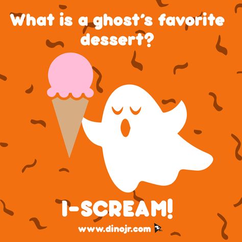 Even ghosts can't resist ICE CREAM!   #dinojrstudios #icecream #ghost #kidsjokes #mommyblogger #illustrations #cutejokes #youtubekids Ice Cream Jokes, Ice Cream Quotes Funny, Ice Cream Puns, Ice Cream Quotes, Secret Pal, Daily Holidays, Cute Jokes, Clean Jokes, Cute Puns