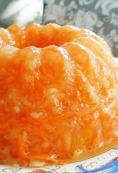 Sunshine Salad Recipe, Salad Pineapple, Sunshine Salad, Jello Fruit Salads, Jelly Salad, Orange Jello Salads, Congealed Salad, Jello Mold Recipes, Gelatin Salad