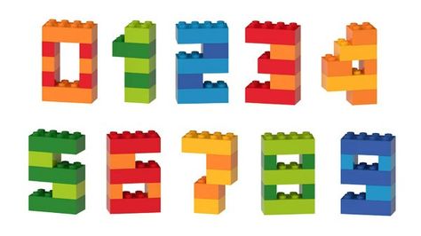 Lego Numbers, Lego Letters, Lego Themed Party, Lego Halloween, Mega Blocks, Lego Diy, Lego Activities, Lego Creative, Lego Birthday