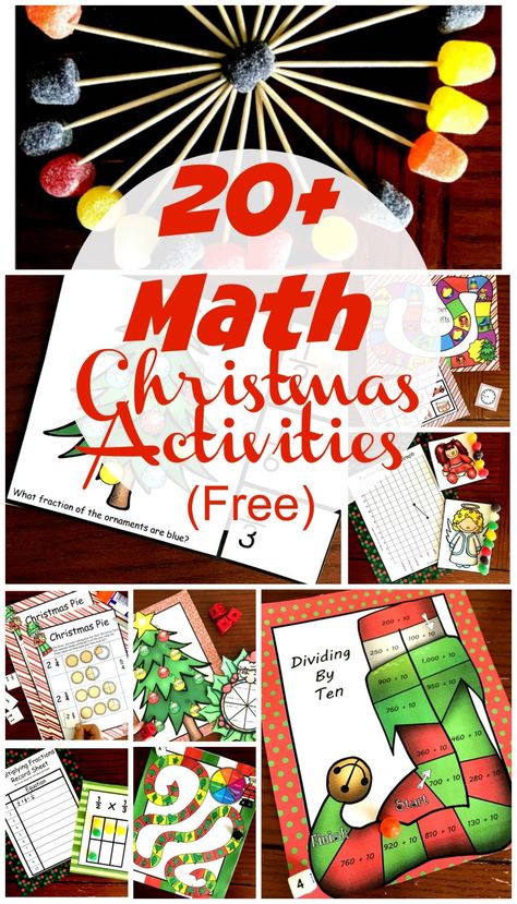 Grinch Math Activities 4th Grade, Christmas Math Games For 3rd Grade, Christmas Math Activities 1st Grade, Christmas Math Games 2nd Grade, Christmas Math Activities For Kids, Christmas Math 3rd Grade, Math Christmas Activities, Christmas Math Project, Third Grade Christmas