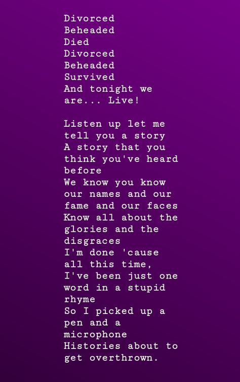 Ex-wives from Six the Musical Six Quotes Musical, Six The Musical Lyrics, Six Musical Wallpaper, Don't Lose Your Head Six The Musical, Six The Musical Aesthetic, Six Ex Wives Musical, Six Wallpaper, Anne Boyelyn Six The Musical, Cleves Six The Musical