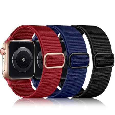 Product details Compatible ModelElastic nylon sport bands are compatible with Apple Watch 49mm 41mm 45mm 38mm 40mm 42mm 44mm, for iWatch SE & Series Ultra, Series 7, Series 8,Series 6, Series 5, Series 4, Series 3, Series 2, Series 1, for iWatch Edition. Works with all versions of Apple Watch. Note: No watch included Premium Soft Nylon MaterialSmart watch bands for iWatch make from soft stretchy skin-friendly nylon materials, prevents skin from irritation; The soft loop bands are durable, breath Loop Bands, Apple Watch Series 3, Braided Strap, Wearable Technology, Watch Model, Apple Watch Series, Watch Strap, Apple Watch Bands, Accessories Watches