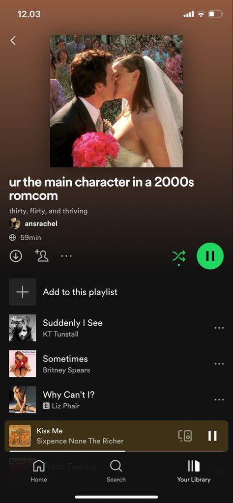 a collection of songs used in 2000s romcoms Rom Com Playlist Cover, 2000s Main Character Aesthetic, 2000s Songs Playlists, Romcoms Aesthetics, Romcom Birthday Party, Rom Com Party Theme, Romcom Party Theme, Rom Com Birthday Party, 2000s Romcom Outfits