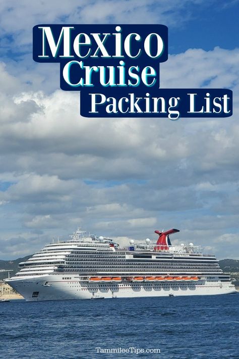 All of the things you don't want to forget for your Mexican Cruise! Make sure to read this Mexico Cruise Packing List before you leave on your cruise. Whether you are doing a 3 day, 4 day, 5 day or 7 day cruise these items are must packs! What To Pack For A 5 Day Cruise, Cruise Packing List Mexico, Mexico Cruise Outfits, Day Trip Packing List, Packing List Mexico, Disney Cruise Packing, Ensenada Cruise, Mexican Cruise, Cruise Packing Checklist