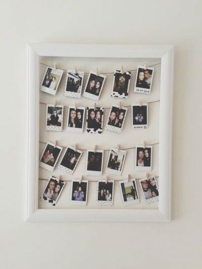 Decoraciones con fotos que puedes realizar para no olvidar tus momentos especiales Diy Dorm Decor, Zimmer Diy, Smart Tiles, Dorm Wall Decor, Tumblr Rooms, Dekor Diy, Dorm Walls, Room Goals, Retro Home Decor