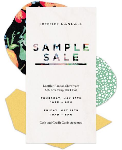 Sample Sale Sample Sale Poster, Clever Advertising, Marketing Flyers, Promotional Design, Sale Flyer, Save The World, Word Design, Sale Banner, Email Design