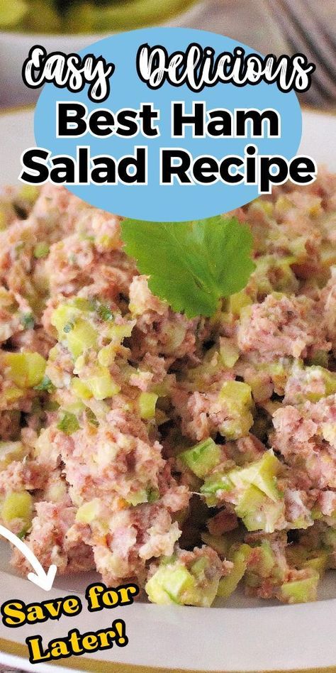 Are you on the lookout for a delicious and versatile dish that’s perfect for picnics, parties, or just a simple lunch? Well, you’re in luck! I’m here to share with you the ultimate guide on how to make the best ham salad. This savory and satisfying recipe will definitely become a go-to favorite in your kitchen.. Ham Salad Recipe Pioneer Woman, Best Ham Salad, Ham Salad Recipe, Ham Salad Sandwich, Ham Salad Recipes, Simple Lunch, Ham Salad, How To Cook Ham, Best Salad Recipes