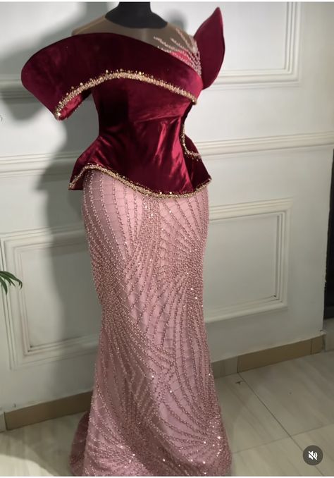 Damask Gown Styles, Lace Skirt And Blouse Styles, Owanbe Styles, Model Gown, Birthday Gown, Women Lace Blouse, African Fabric Dress, African Print Dress Ankara, Best African Dresses