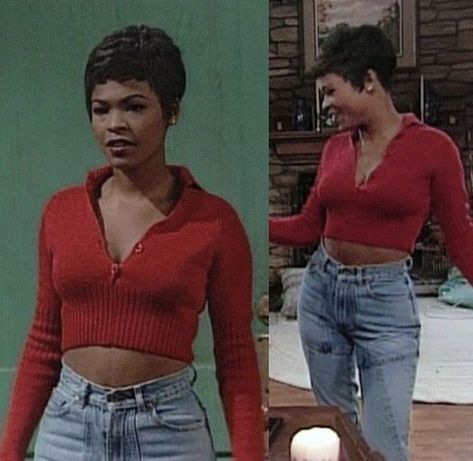 Black 90s Fashion, David Kibbe, Looks Hip Hop, 90’s Outfits, Nia Long, 90s Casual, 90s Inspired Outfits, 90s Looks, Black Femininity