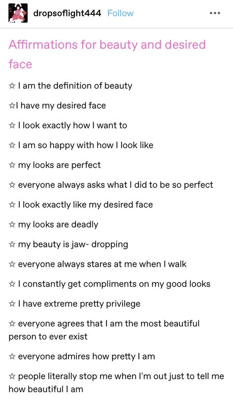 Desired Face Manifestation, Beauty Subliminal Affirmations, Manifesting Beauty Affirmations, I Am Pretty Affirmations, Tall Height Affirmations, Desired Appearance Affirmations, Photogenic Affirmations, Physical Beauty Affirmations, Music Affirmations