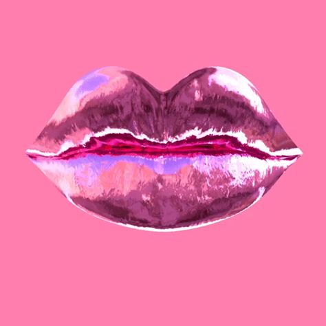 Pastel Kisses, Blake Kathryn, 3d Lips, Valentine Day Kiss, Kiss Gif, Gif Art, Hide Dark Circles, Light Foundation, Kiss Pink