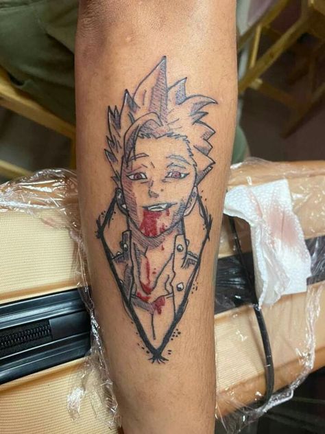 #inkedLtattooph Small Anime Tattoos Ideas, 7 Deadly Sins Tattoo, Anime Tattoos Ideas, Deadly Sins Tattoo, Small Anime Tattoos, Sins Tattoo, Outfit Ideas Anime, Tattoo Anime, Anime Tattoo