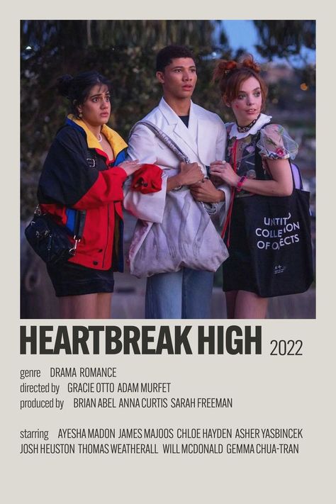 Heart Break High, Heartbreak High, Movie To Watch List, Heart Break, Film Posters Vintage, I Love Cinema, Movie Poster Wall, Movies And Series, Movie Posters Minimalist