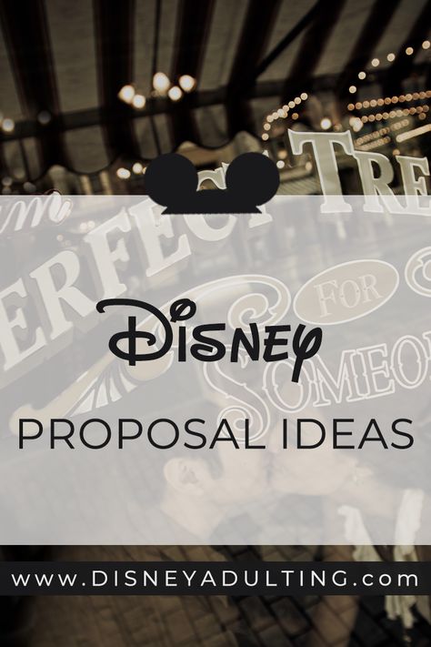 Top 10 Disney Proposal Ideas to Inspire the Perfect Proposal | If you’ve met your soulmate and want to turn your Disney experience into an unforgettable memory, then be sure to check out some of these amazing ideas to help inspire the perfect Disney proposal. Disney Proposal Ideas, Disney World Proposal, Romantic Disney, Best Proposal Ever, Disney Proposal, Disney Engagement Rings, Disney Rings, Disney Engagement, Disney Honeymoon