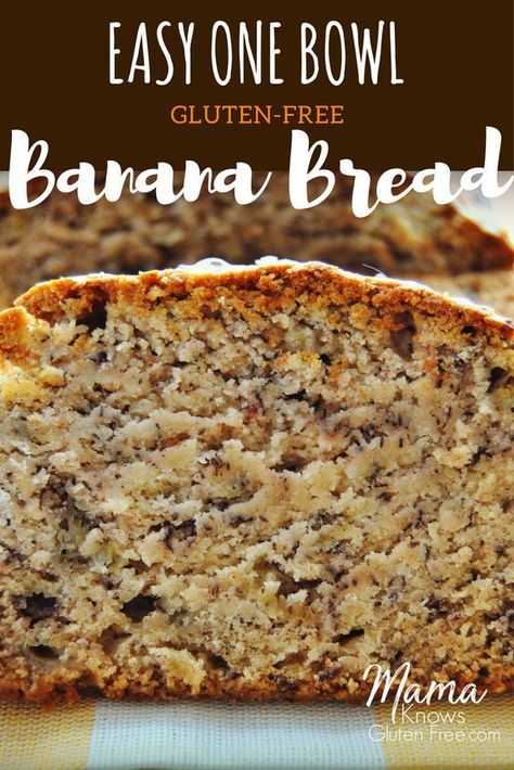 Gluten Free Banana Bread Recipe, Glutenfri Baking, Banana Recipe, Cookies Gluten Free, Crescent Ring, Gluten Free Banana Bread, Sweet Dough, Gluten Free Banana, Gluten Free Dairy Free Recipes