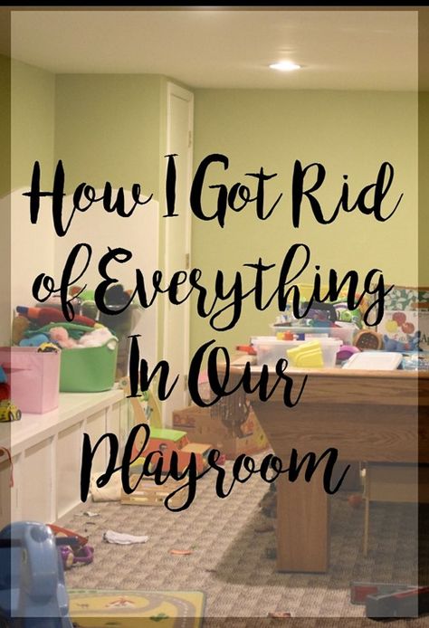 How I Got Rid Of Everything In Our Playroom Playroom Clean Out, Organizing Toys In Playroom, Playroom Cleaning Checklist, Declutter Toy Room, Decluttering Playroom, No Playroom Solutions, Teen Playroom Ideas, Playroom Refresh, Teen Playroom