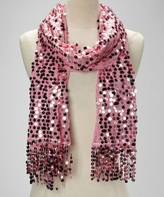 Sparkly things on Pinterest Sequin Scarf, Pink Sparkles, Pretty Scarves, Scarf Fashion, Sparkly Things, How To Wear Scarves, Fashion Attire, Everything Pink, Pink Sequin