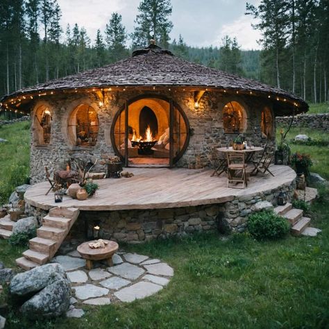 Hobbit Houses Diy, Cob House Plans, Cordwood Homes, Yurt Home, Casa Hobbit, Earth House, Crooked House, Tiny House Inspiration, Unusual Homes