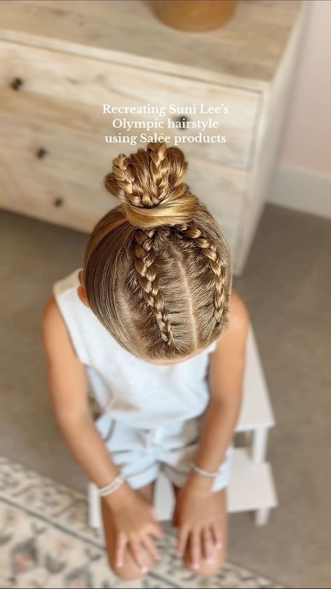 Aynsley Ovard Jorgensen | @sunisalee knew what she was doing with this one!!🤸🏅 @saleehair doing what it does best. launches TOMORROW!!! #olympics #gymnastics... | Instagram Easy Gymnastics Hairstyles, Gymnast Hairstyles, Ballet Bun Hairstyles, Gymnastics Hairstyles For Competition, Hairstyles For Gymnastics, Gymnastics Competition Hair, Aynsley Ovard, Gymnastics Meet Hair, Gymnastics Hairstyles