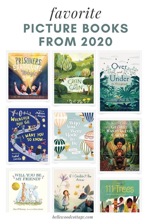 Looking for the best children's picture books published in 2020? Here I've gathered together a booklist of my very favorite picture books for kids published in 2020. Use the booklist as a kids’ gift guide, homeschool resource, or just to plan your next trip to the library! #books #kids #bellewoodcottage Genevieve Godbout, Julianna Swaney, Kids Picture Books, Best Children Books, Family Ideas, Educational Books, Favorite Picture, Books For Kids, Kids Story Books