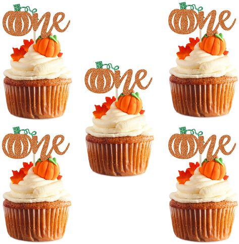 Pumpkin 1st Birthday Cake, Fall 1st Birthday Party, Fall Baby Birthday, Pumpkin Patch Birthday Party, Pumpkin Patch Birthday, Fall 1st Birthdays, 1st Birthday Cupcakes, Birthday Cake Decorations, Pumpkin Birthday Parties